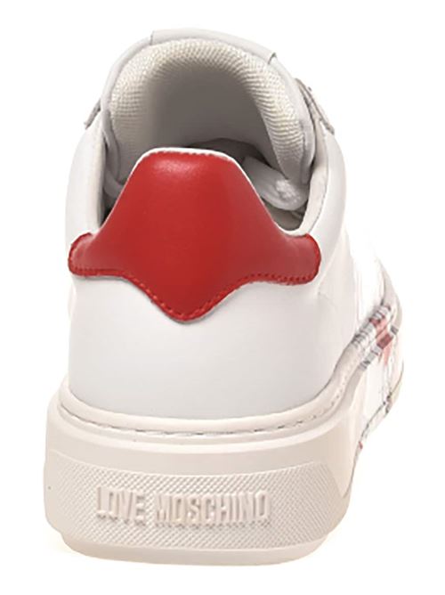 SNEAKERD.BOLD40 VIT.BIANCO+ROSSO LOVE MOSCHINO | JA15254G1HIAC/10A